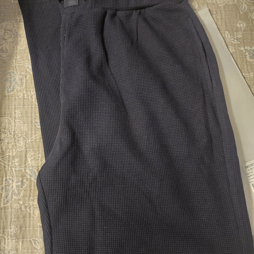 Elegant Navy Wide Leg Pants